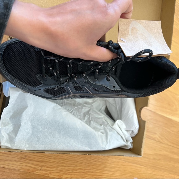 ASICS Black and Gray Athletic Shoes